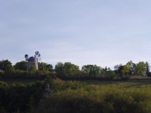 Holländer Windmühle vor Eckartsberga