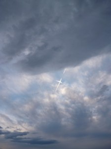 Kreuz im Himmel