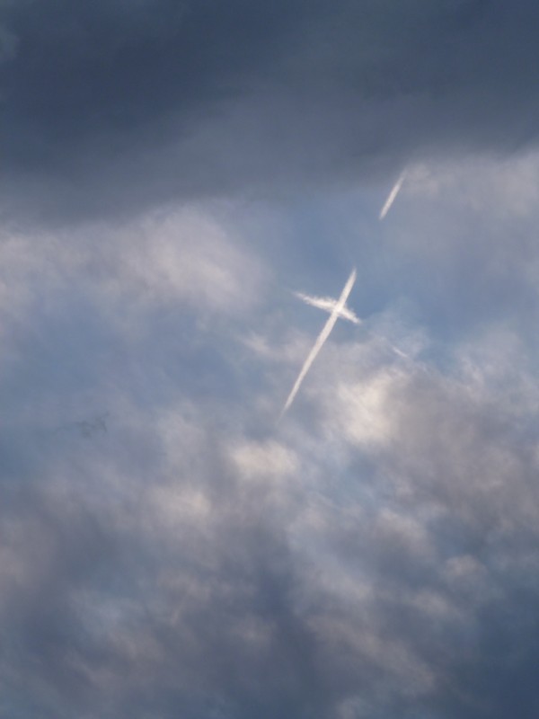 Kreuz im Himmel
